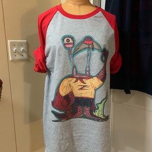 Fabulous up and coming art Z baseball T